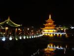 View of Jiaxiu Lou at night
