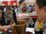 Serving Cava Rosy again