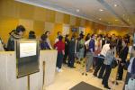 Guests were waiting at the lobby