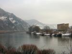Ruin of the Stuben Augustinian Convent in mid-winter