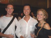 Aaron,Vincent,Jessy at Mochetto's tasting 230905
