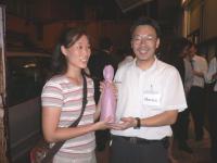 Rosa Wong, winner of lucky draw 